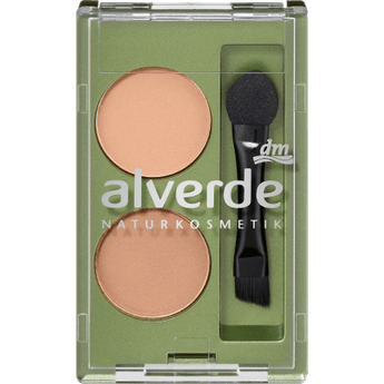 Augenbrauenpuder Duo, 1,6 g Augenbrauenpuder by alverde NATURKOSMETIK – Available at VivaVoss