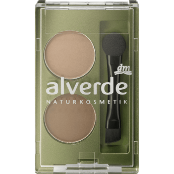 Augenbrauenpuder Duo, 1,6 g Augenbrauenpuder by alverde NATURKOSMETIK – Available at VivaVoss