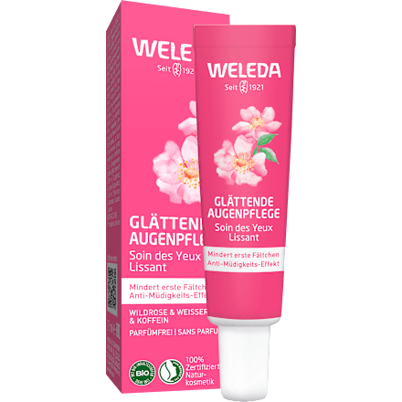 Augencreme glättend Wildrose, 12 ml - VivaVoss