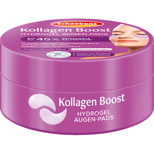 Augenpads Hydrogel Kollagen Boost Tiegel (30 Paar) Schaebens