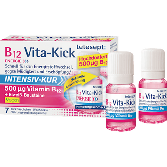 B12 Vita - Kick Intensiv - Kur 500 μg Trinkampullen, 7 St - VivaVoss