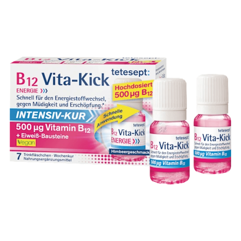 B12 Vita - Kick Intensiv - Kur 500 μg Trinkampullen, 7 St - VivaVoss