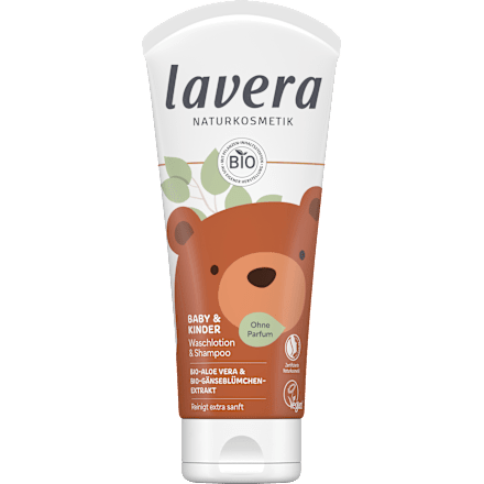 Baby & Kind Waschlotion & Shampoo  lavera NATURKOSMETIK