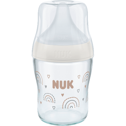 Babyflasche aus Glas Perfect Match, weiß, von Geburt an, 120 ml, 1 St Babyflasche by NUK – Available at VivaVoss