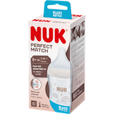 Babyflasche aus Glas Perfect Match, weiß, von Geburt an, 120 ml, 1 St Babyflasche by NUK – Available at VivaVoss