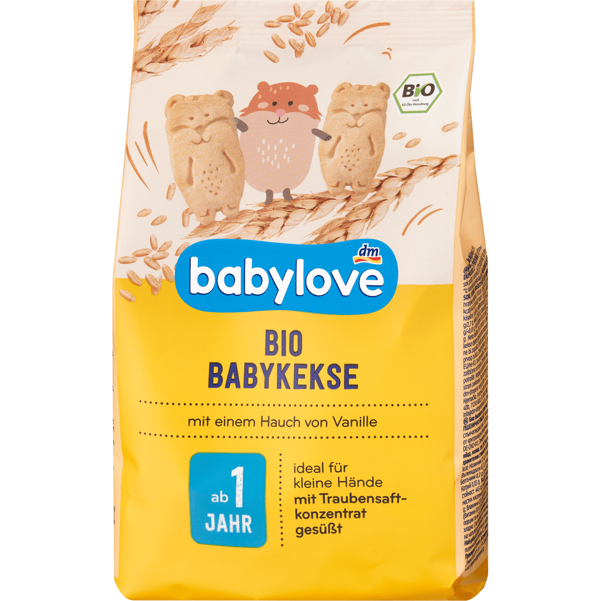 Bio Babykekse Vanille ab 1 Jahr, 125 g