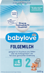 Folgemilch 2 nach dem 6. Monat, 500 g