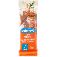 babylove Fruchtriegel Bio Frucht-Getreide-Riegel Apfel-Karotte ab 1 Jahr, 25g, 25 g