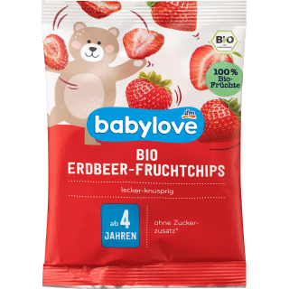 Kindersnack Bio Erdbeer-Fruchtchips ab 4 Jahren, 12 g