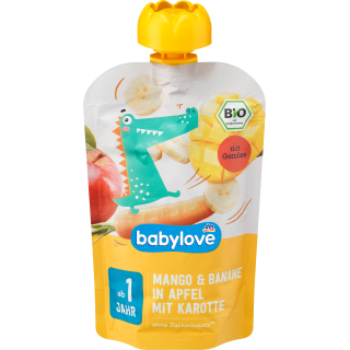 Quetschie Mango & Banane in Apfel mit Karotte ab 1 Jahr, 100 g