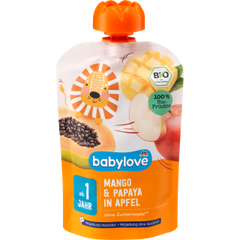 Quetschie Mango &amp; Papaya in Apple from 1 year recyclable, 100 g