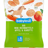 Babysnack Reiswaffeln Apfel & Karotte, ab dem 8. Monat, 35 g Baby Snack by BabyLove – Available at VivaVoss