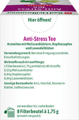 Arzneitee, Anti-Stress Tee (8 Beutel), 14 g