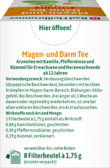 Arzneitee, Magen- & Darm Tee (8 Beutel), 14 g