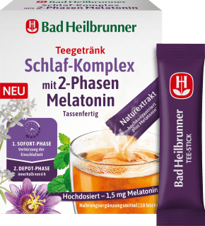 Teegetränk Schlaf-Komplex mit 2-Phasen Melatonin (10 Stück), 10 g