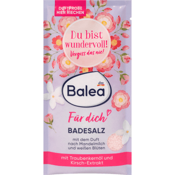 Badesalz Für dich, 80 g Balea, Pflege & Parfum,Körperpflege,Badezusatz & Badesalz by Balea – Available at VivaVoss