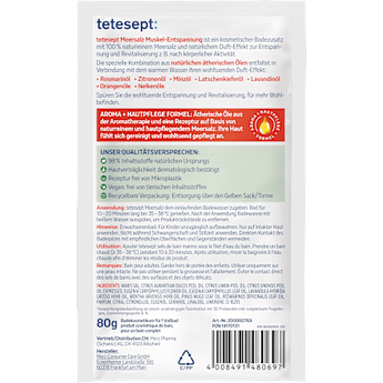 Badesalz Muskel-Entspannung tetesept