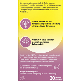 Balance & Positivität Bachblüten Kapseln, 30 St - VivaVoss