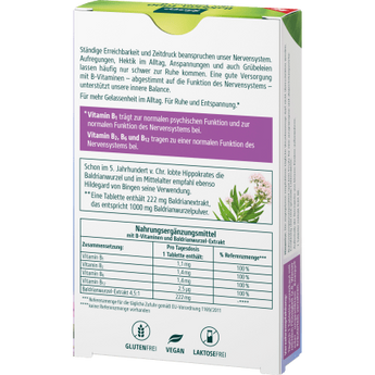 Baldrian 1000 Tabletten 30 St, 15 g - VivaVoss