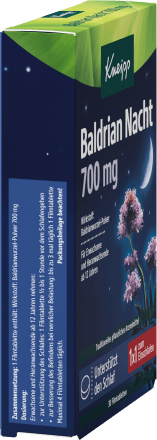 Baldrian Nacht 700mg Tabletten, 30 St - VivaVoss