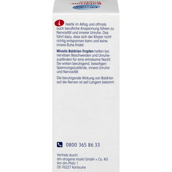 Baldrian - Tropfen, 100 ml - VivaVoss
