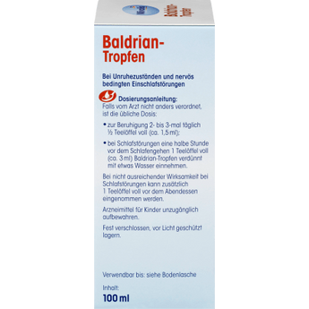 Baldrian - Tropfen, 100 ml - VivaVoss