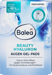 Augen Gel-Pads Beauty Hyaluron (3 Paar), 6 St