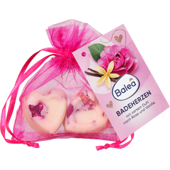 Bath Hearts Rose-Vanilla, 36 g