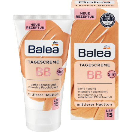 BB Creme mittlerer Hautton LSF 15, 50 ml