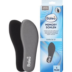 Einlegesohlen Memory Foam, Gr. 36/37 (1 Paar), 2 St