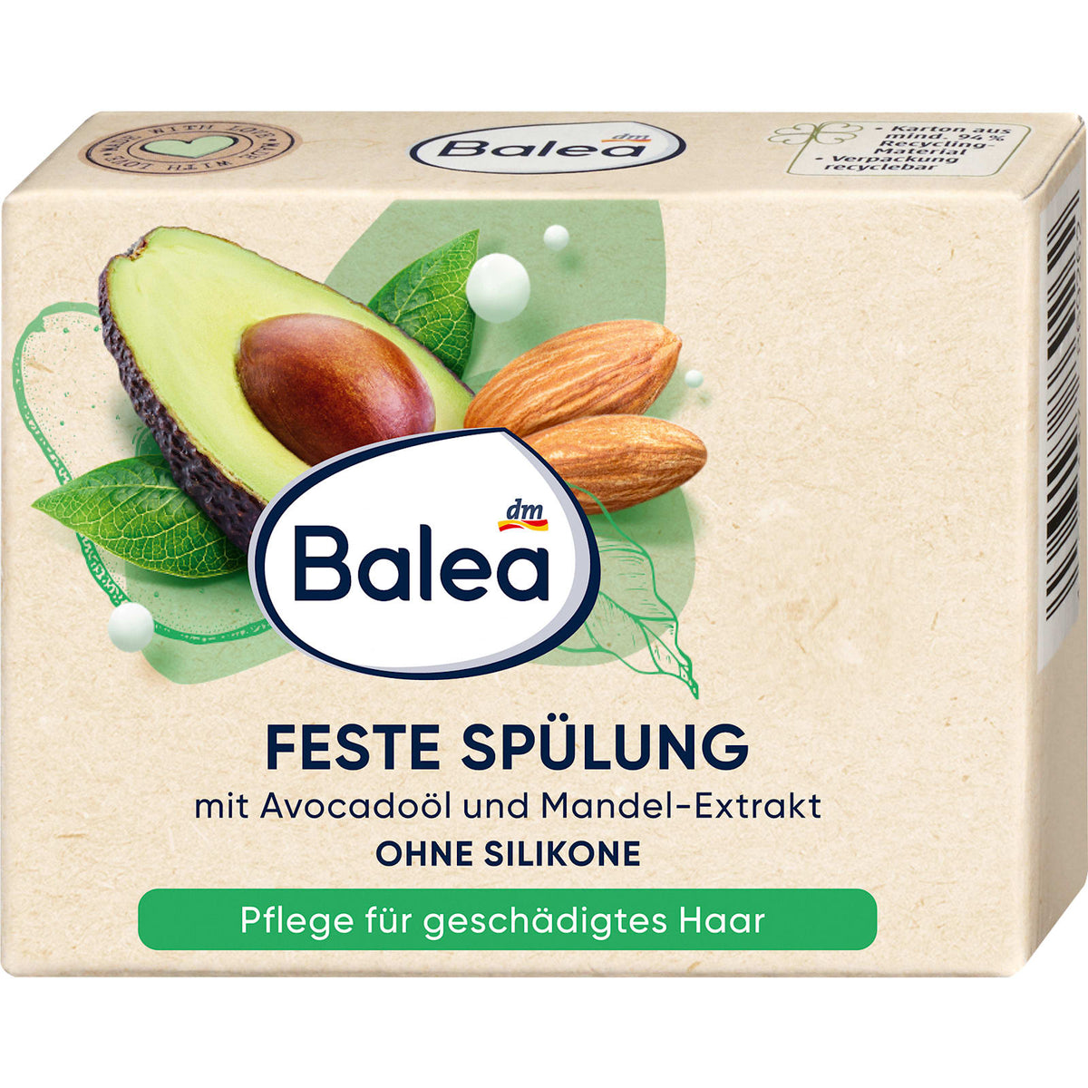 Fester Conditioner Avocadoöl & Mandel-Extrakt, 60 g