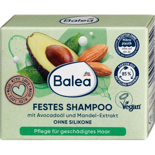 Festes Shampoo Avocado Mandelmilch, 60 g