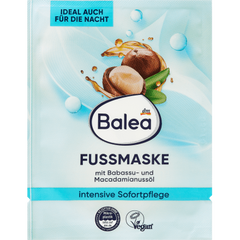 Fußmaske mit Babassu- & Macadamianussöl, 15 ml