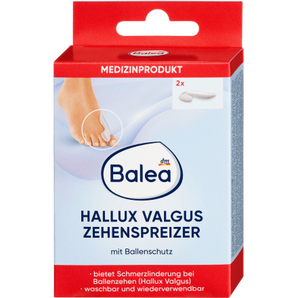 Hallux Valgus Zehenspreizer mit Ballenschutz, 2 St Medizinprodukt