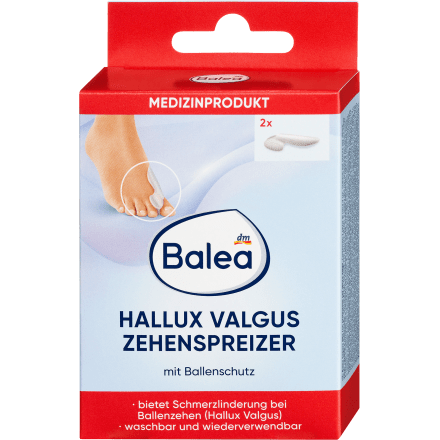 Hallux Valgus Zehenspreizer mit Ballenschutz, 2 St Medizinprodukt