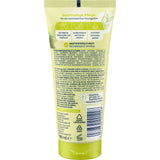 Rückseite der 100 ml Balea Handcreme Olive Tube mit Inhaltsstoffen, Anwendungshinweisen und Recycling-Symbolen.