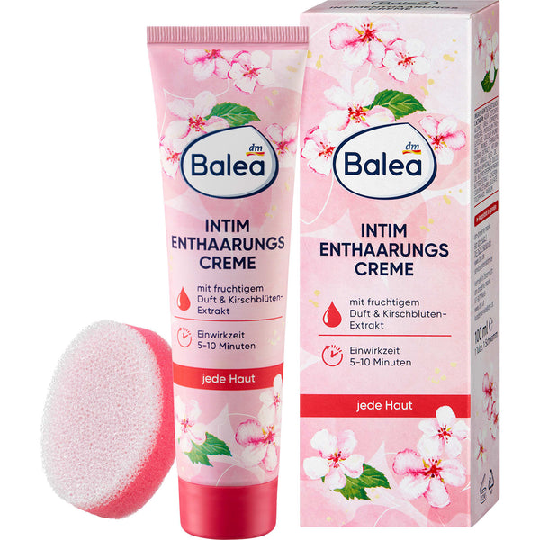 Balea Intimate Hair Removal Cream with Cherry Blossom Extract, 100 ml – VivaVoss