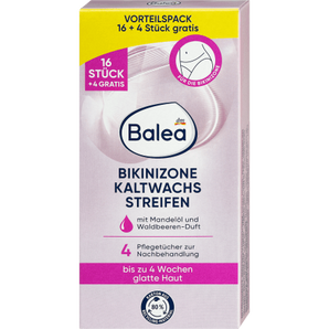 Kaltwachsstreifen Bikinizone, 20 St