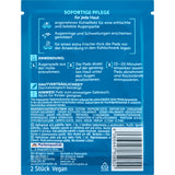Blaue Rückseite einer Balea MEN precision5 Body Rasierklingen-Verpackung mit acht Ersatzklingen und Produktinformationen.