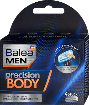 Rasierklinen, precision Body, 4 St