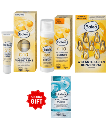 Balea Q10 Anti - Falten Set mit Gratis Hyaluronmaske - VivaVoss