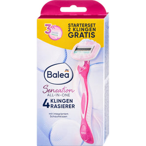 Balea Rasierer 4-Klingen Sensation Vorteilspack, 1 St