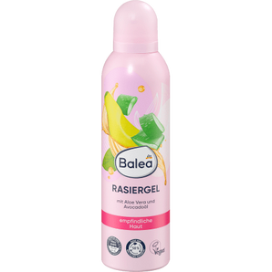 Rasiergel Aloe Vera & Avocadoöl, 200 ml