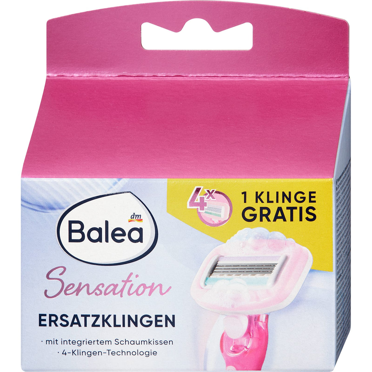 Rasierklingen Sensation (3+1), 4 St