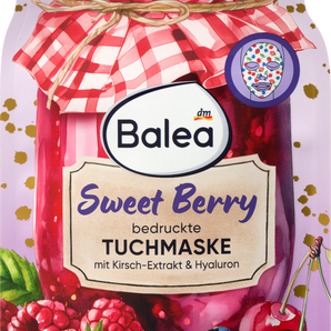 Tuchmaske Sweet Berry bedruckt, 1 St