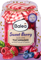 Tuchmaske Sweet Berry bedruckt, 1 St
