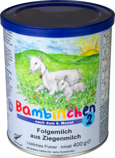 Folgemilch 2 aus Ziegenmilch nach dem 6. Monat, 400 g