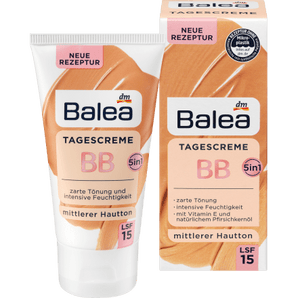 BB Creme mittlerer Hautton LSF 15, 50 ml Balea, Pflege & Parfum,Gesicht,Tagescreme by Balea – Available at VivaVoss