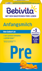 Anfangsmilch Pre von Geburt an, 0,5 kg