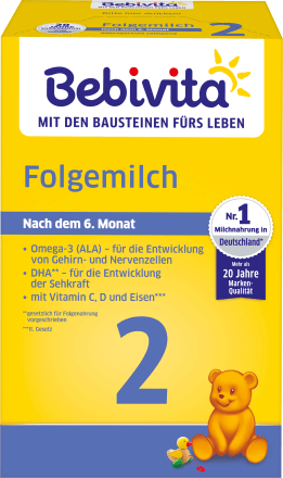 Folgemilch 2 nach dem 6.Monat, 500 g